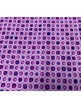 Quilting Treasures Cranston Bubble Print Cotton Fabric 1/2 yard x 44" Purple Geo